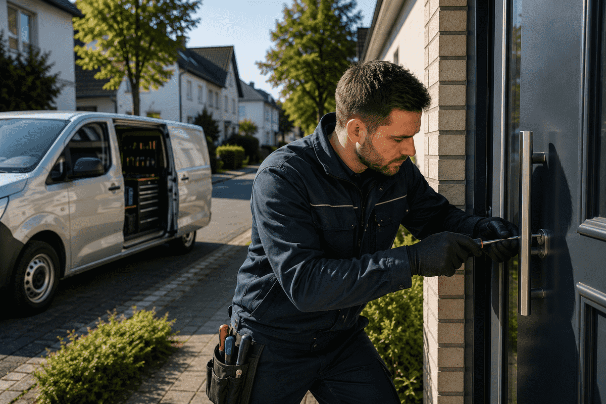 24h Schlüsseldienst Leverkusen Schlebusch-Nord bei professioneller Türöffnung