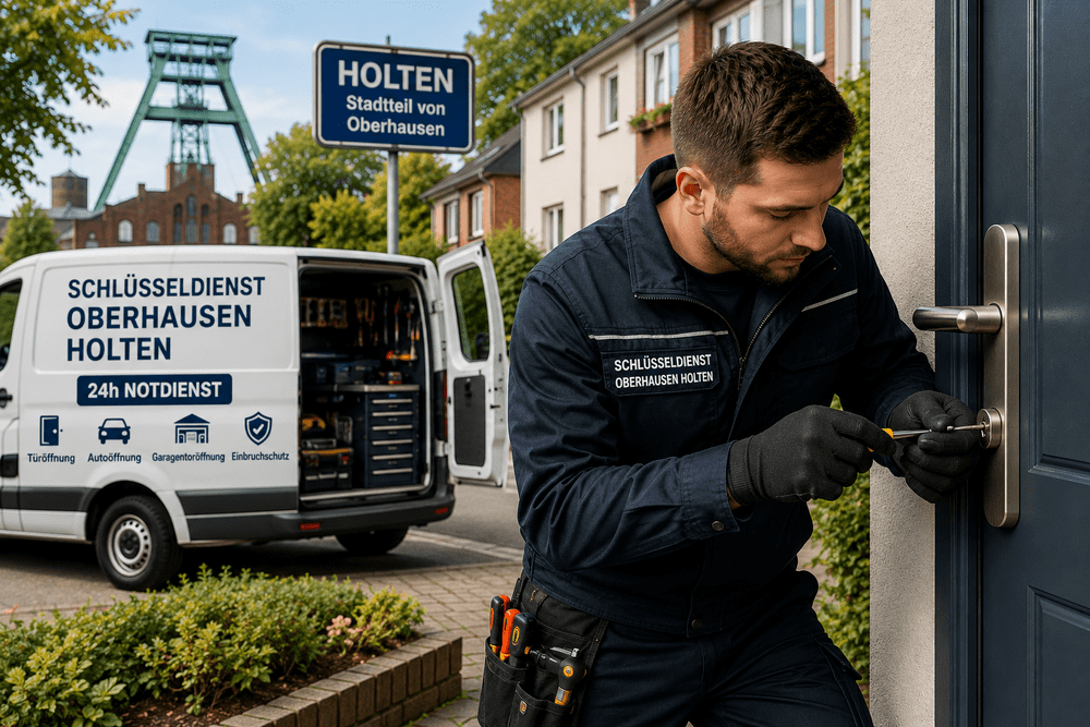 24h Schlüsseldienst Oberhausen Holten bei professioneller Türöffnung